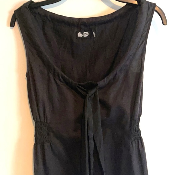 Cheap Monday mini dress in black with tie detail - Picture 3 of 7